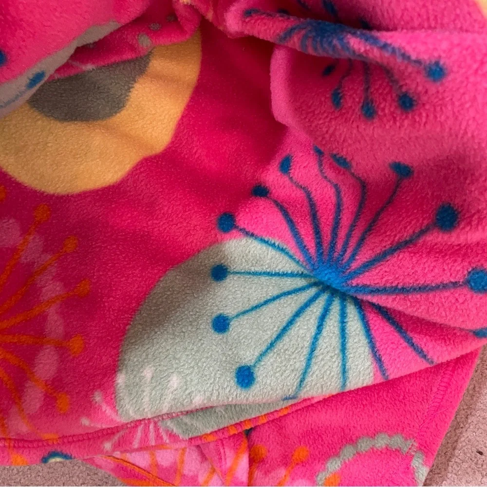 Y2K BRATZ Girl Dolls Hot Pink Starburst Preppy KidCore Twin Full Fleece Blanket